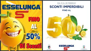 Volantino Esselunga dal 13 al 26 febbraio 2025 🛒 Sconti fino al 50 🟩⬜️🟥 anteprima [upl. by Jayme]