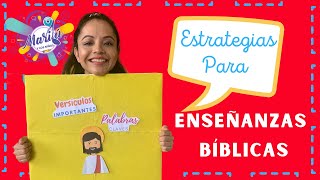 4 ESTRATEGIAS PARA ENSEÑANZAS BÍBLICAS PARA NIÑOS  Marilú y Los Niños [upl. by Ettelloc]