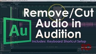 RemovingCutting Audio in Adobe Audition [upl. by Maura]