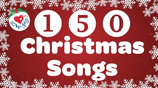 150 Top Christmas Songs and Carols Playlist with Lyrics 🎄 [upl. by Nae305]