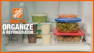 How to Organize Your Refrigerator  Cleaning Tips  The Home Depot [upl. by Palila]