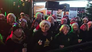 WHAT CHRISTMAS MEANS TO ME Rock Choir at Birkdale Lights Switch On 1st December 2024 [upl. by Hemingway]