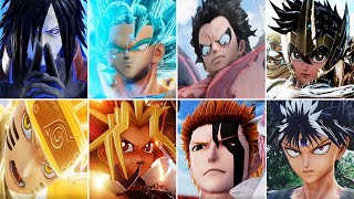 Jump Force  All Characters Abilities Transformations Awakenings amp Ultimate Attacks All DLC [upl. by Imoyaba319]