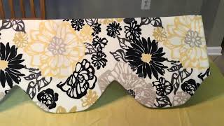 How To Make A Window Valance using Foam Board [upl. by Kcinnay]