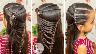 Peinado Fácil Para Cabello Largo [upl. by Haakon]