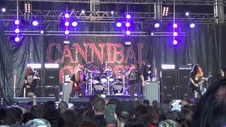 Cannibal Corpse live at Hellfest 2015 [upl. by Anaik]