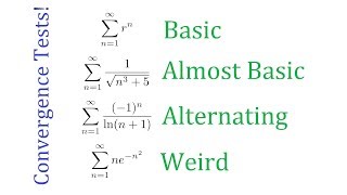 Simple Guide to Series Convergence Tests [upl. by Mori209]