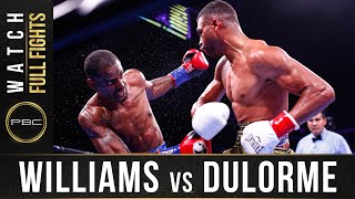 Williams vs Durlorme Full Fight September 21 2019  PBC on FS1 [upl. by Cyndy]