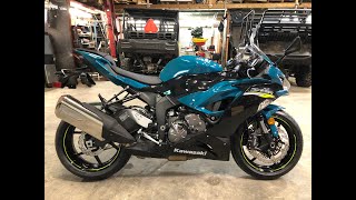 2023 Kawasaki Ninja ZX6R 636 Unboxing amp Complete Build  Pearl Nightshade Teal  ZX6R MotoGP [upl. by Notned]