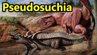 Pseudosuchia An Overview Of The Prehistoric Relatives Of Crocodilians [upl. by Nylinnej]