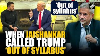 “Out of Syllabus…” EAM Jaishankar’s take on Trump goes viral after US PrezZelenskyy clash at Oval [upl. by Johnathan247]