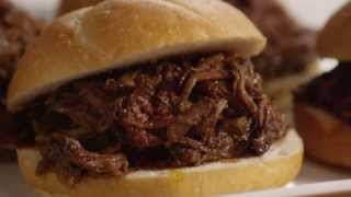 How to Make Slow Cooker Barbecued Beef  BBQ Beef Recipe  Allrecipescom [upl. by Odnam]