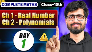 Class 10 Maths  Day 1  Real Numbers amp Polynomials  Class 10  Alakh Pandey  Ritik Sir [upl. by Blisse532]