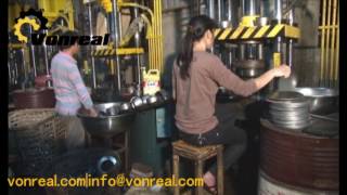 deep drawing hydraulic press VONREAL [upl. by Sigfried]