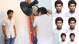 Passport size photography setup in easy steps for beginners [upl. by Ahsiened]