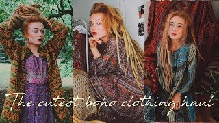 The Cutest Boho Clothing Haul  AllAboutAudrey [upl. by Aloap605]