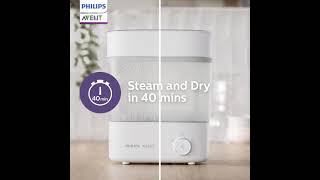 Philips Avent Advanced Steam Sterilizer w Dryer [upl. by Yatnoj]