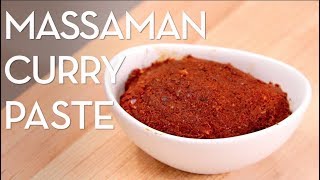 Massaman Curry Paste Recipe พริกแกงมัสมั่น  Hot Thai Kitchen [upl. by O'Neil]