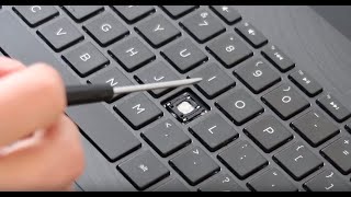 How To Fix Replace Keyboard Small Key  HP 15 Laptop Computer [upl. by Ayouqes]