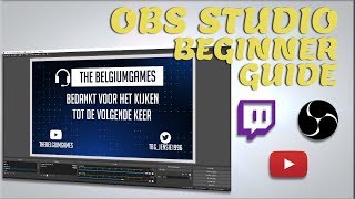 HOE GEBRUIK JE OBS STUDIO  Beginner Guide [upl. by Millburn594]