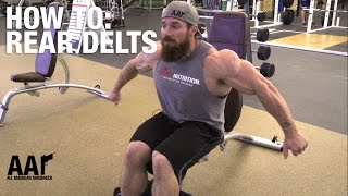 Seth Feroce HowTo Rear Delts [upl. by Nuawtna]