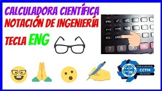 Calculadora científica Tecla ENG Notación Ingeniería [upl. by Farron]