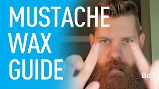 How To Apply Mustache Wax Natural Style  Eric Bandholz [upl. by Royal]