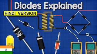 Diodes Explained HINDI VERSION electronics engineering [upl. by Yltsew]