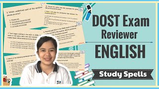 DOST Scholarship Exam Reviewer  English [upl. by Onitnevuj]