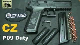 CZ P09 Duty Model Polymer Frame [upl. by Milone291]