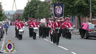 Inch Flute Band  Gertrude Star FB 60th Anniversary Parade 090722 [upl. by Roht926]