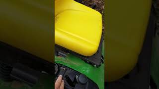 John Deere D105 Husqvarna Stuck In Gear Gearshift wont move FIX [upl. by Millian]