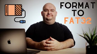 How To FORMAT EXTERNAL DRIVE TO FAT32 [upl. by Marta]