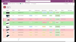 Microsoft Lists Using formatting and conditional rules [upl. by Leunamne385]