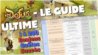 LE GUIDE ULTIME DOFUS  Schéma de progression optimisée [upl. by Erika350]