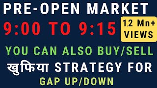 What is Pre Opening Session in Stock Market  How to trade in Pre Open Market [upl. by Dorraj404]