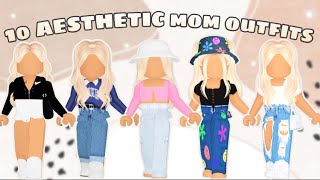 10 AESTHETIC Bloxburg MOM Outfits WITH CODESISiimplyDiiana [upl. by Edals28]