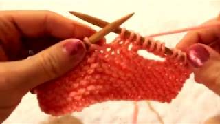 Knitting Tutorial  One Row Buttonhole [upl. by Mccurdy306]