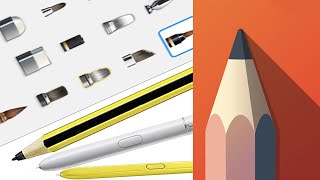 Brushes Guide for Autodesk Sketchbook Mobile [upl. by Aehs272]