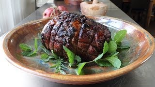 Roast Leg of Lamb with Pomegranate Garlic amp Herbs  Easter Lamb Recipe [upl. by Faxen977]