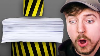 Hydraulic Press vs 1000 Sheets Of Paper [upl. by Krein]