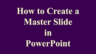 How to Create Master Slide in PowerPoint  StepbyStep Tutorial [upl. by Flanagan998]