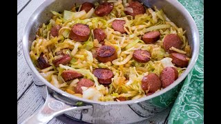 Cabbage and Kielbasa Skillet [upl. by Noorah835]