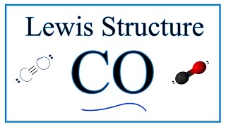 How to Draw the Lewis Dot Diagram for Carbon monoxide CO [upl. by Aikan136]