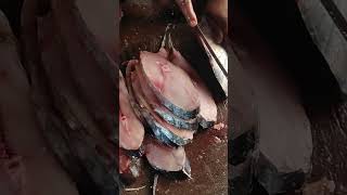 Surmai fish cutting skill [upl. by Ahsiekel235]