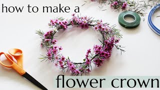 How to make a flower crown [upl. by Notsecnirp568]