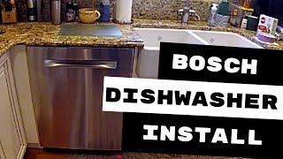 BOSCH DISHWASHER INSTALLATION AVOID THESE 3 MISTAKES [upl. by Gherardi758]