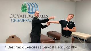 4 Best Neck Exercises  Cervical Radiculopathy  Nerve Flossing [upl. by Sherborne116]