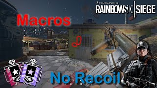 Rainbow Six Siege Macros For No Recoil 2021  Logitech Ghub  Macros Script  PlainSus [upl. by Sollars]