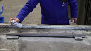 Zinc Spray Cold Galvanising Product Demo Video [upl. by Peednama]